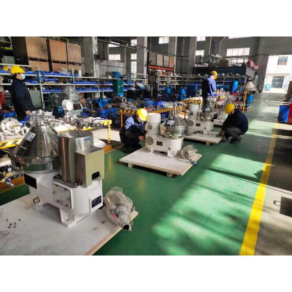 Easy Operate Vertical Type Disc Stack Centrifuges Milk Cream Separator