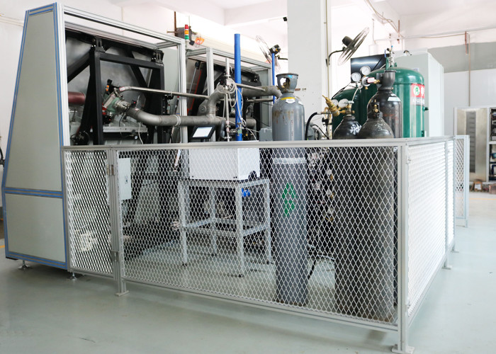 Vacuum Chamber Helium Leak Testing Equipment For Auto Condenser Evaporator