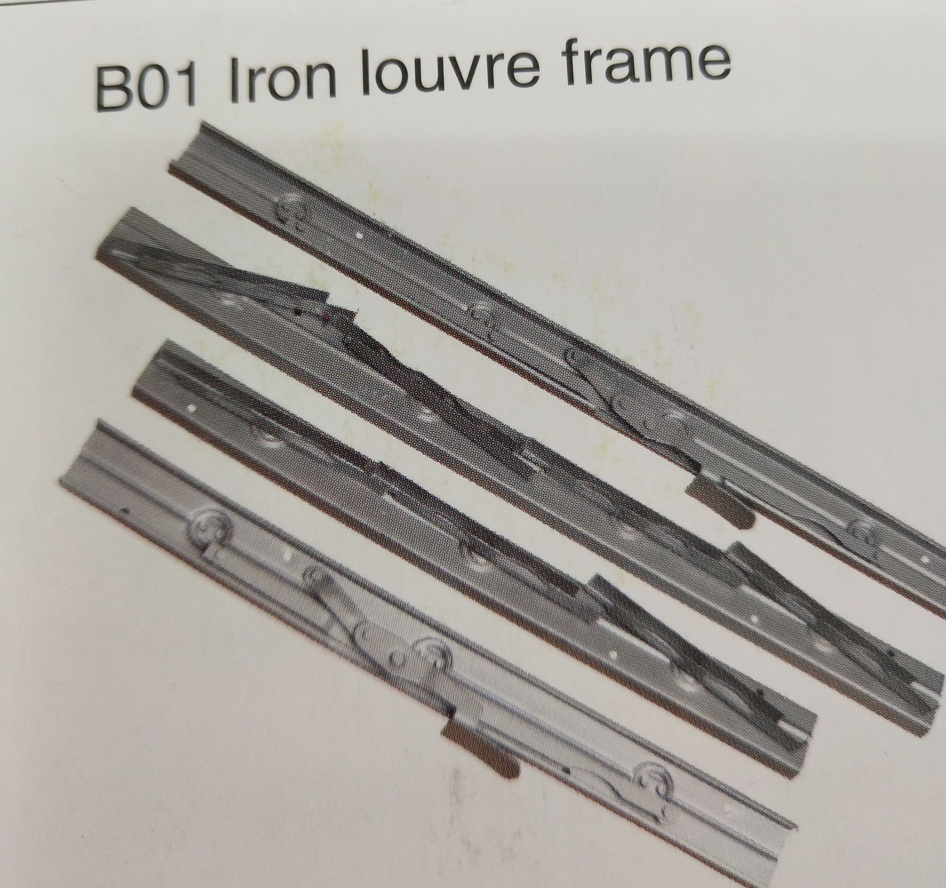 Aluminium Louvre Frames For Window Customized Service OEM Service