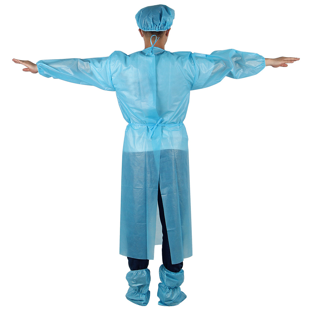 Level 2 PP+PE waterproof Isolation Grown 25G /35G（Level 2) Civil Used or Normal Medical use and Non-Surgical