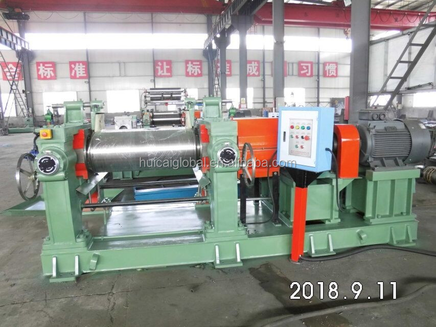 450mm Roll Diameter 55kW Motor Power Rubber Mixing Mill for 6-24 inch Rubber Compound