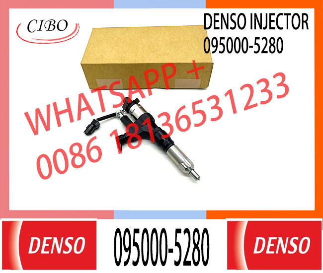Neutral Diesel Fuel Common Rail Injector 095000-5280 For HI-NO 23910-1360