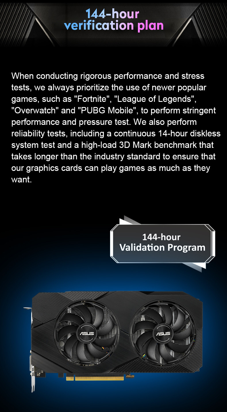 GDDR6 6GB RTX 2060 Graphics Card 14000MHz HDMI Outputs DUAL-RTX 2060-O6G-EVO