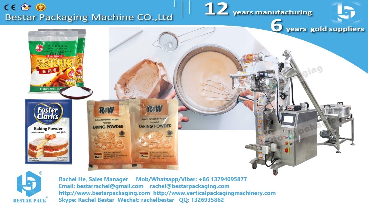 Automatic 3 sides seal bag coffee powder Packaging Machine With powder dosing System BSTV-160F