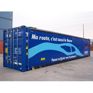 Buy cheap Aluminum Curtain Side Shipping Container 45ft Iso Container product