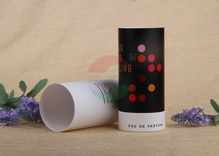 Round Box Push Up Paper Tubes Cardboard Tube Packaging For Perfumes Cream Jar