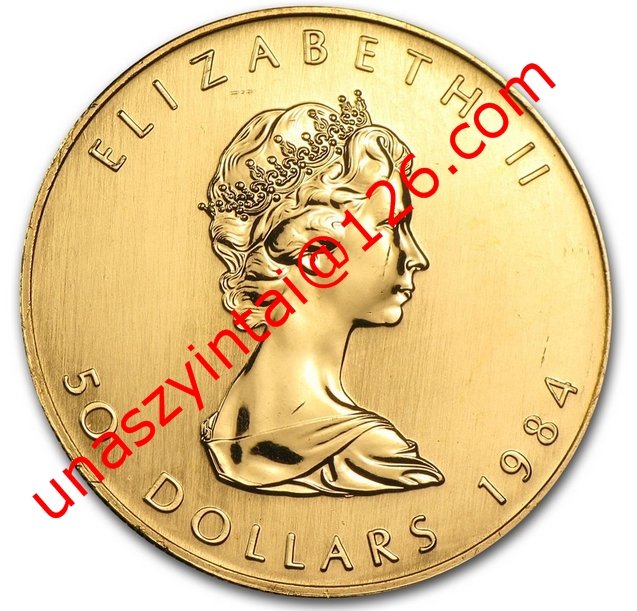 Gold Plated Canada Maple Leaf gift souvenir coin
