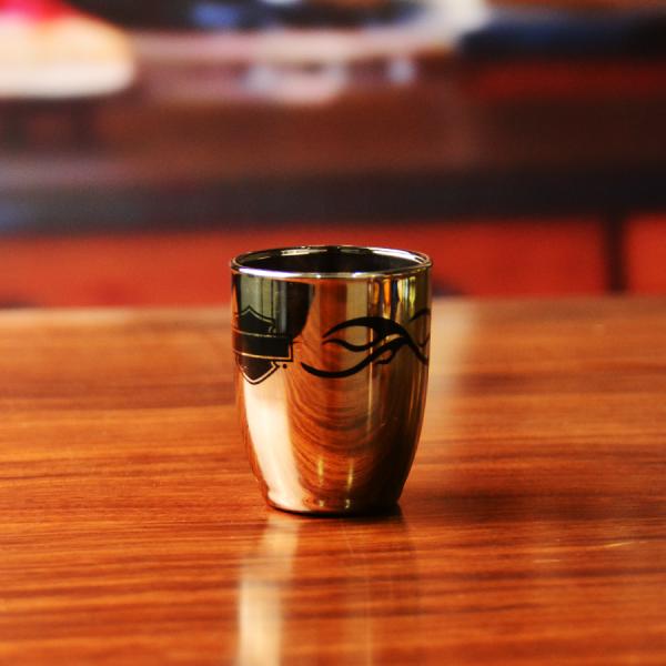 Platinum 50ml Unique Shot Glasses With Branded Decal Logo