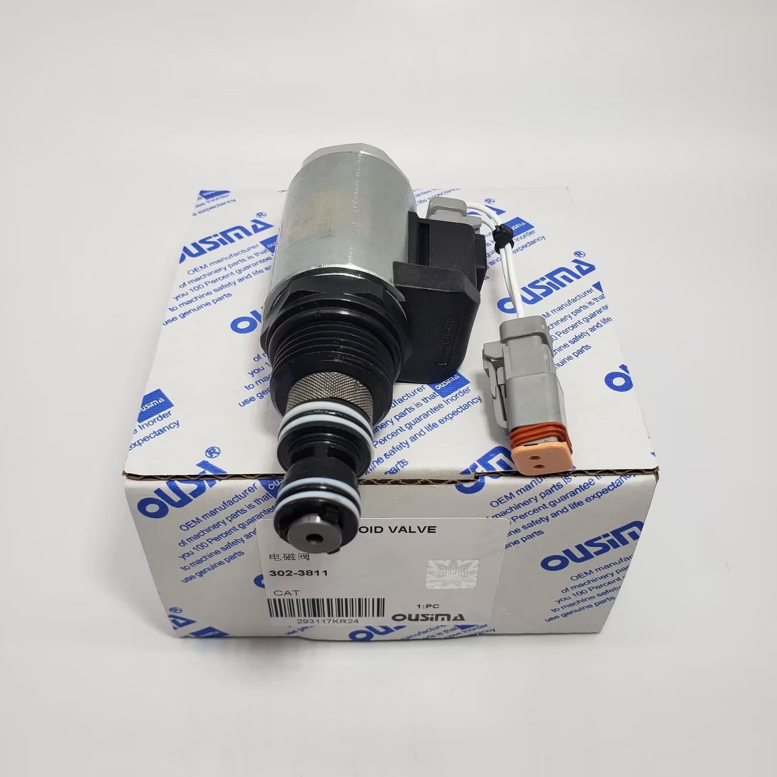302-3811 3023811 Solenoid Valve Assy For 844H 854G D11 D11T D11R 24H 980G 990H
