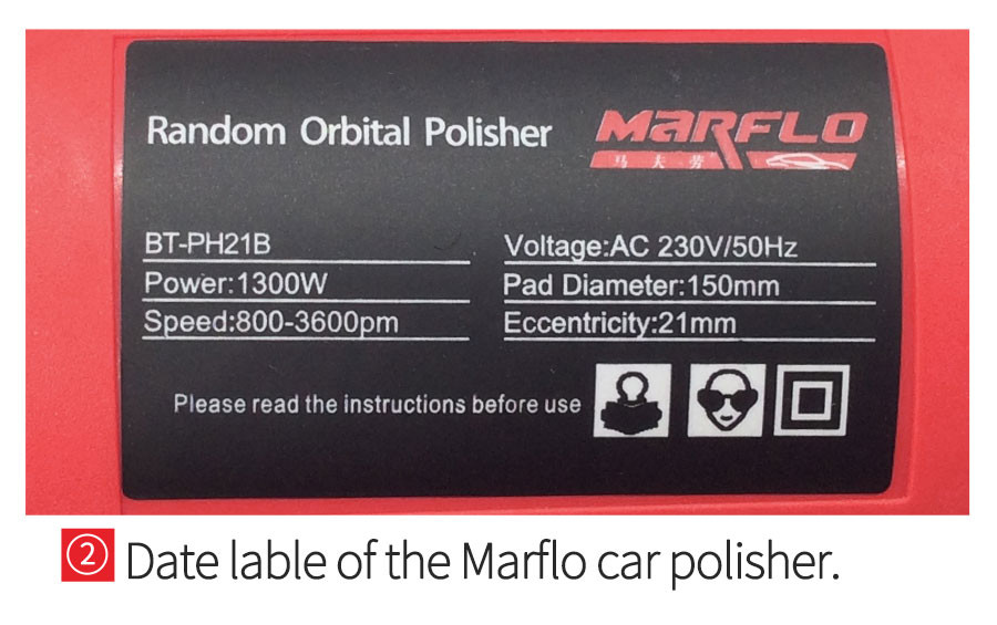 DA 21mm Car Polisher Buffer Polisher For Car Detailing Backing Plate Pad