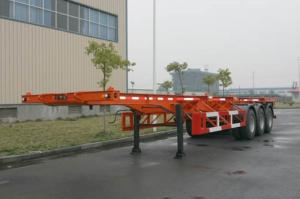 China Custom 40ft Skeletal ISO Container Semi Trailer Chassis HZZ9400TJZP on sale