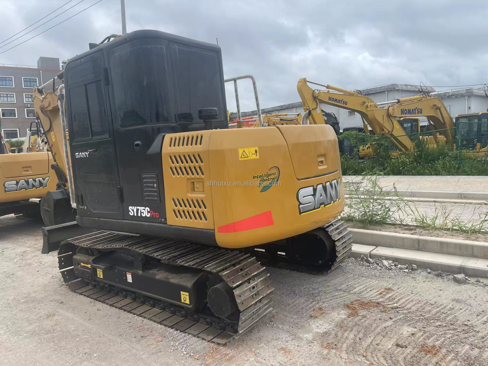 7500kg Used Sany Excavator Sany 75 SANY 75C Yellow