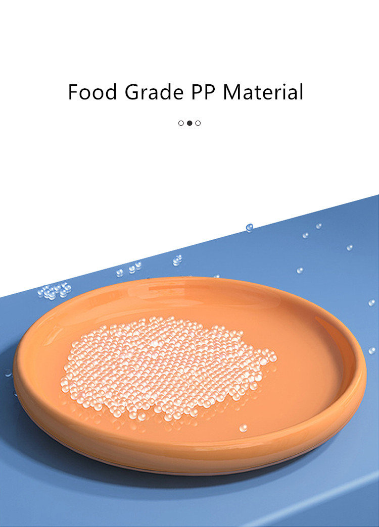 500ml Plastic Food Bucket With Handle for Liquid Honey Yogurt Popcorn Packing Container