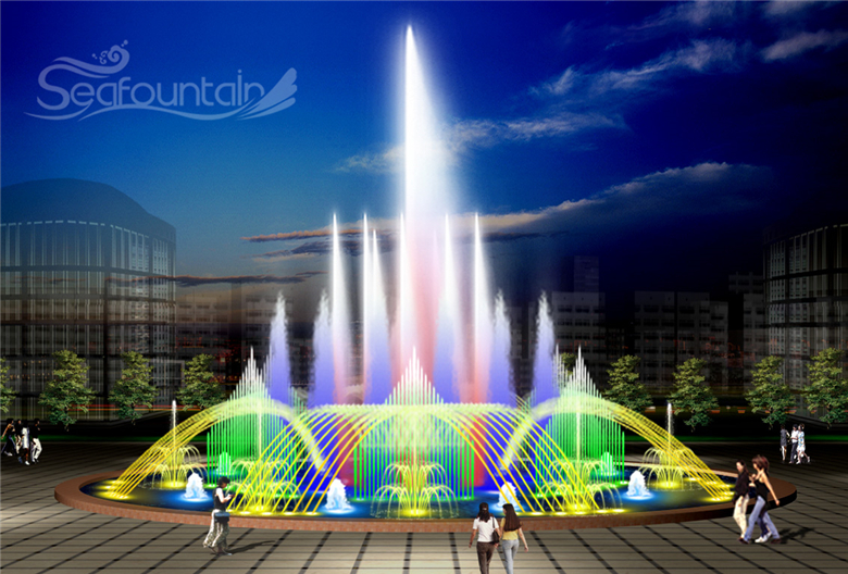 Dancing Music Stainless Pump Water Fountain