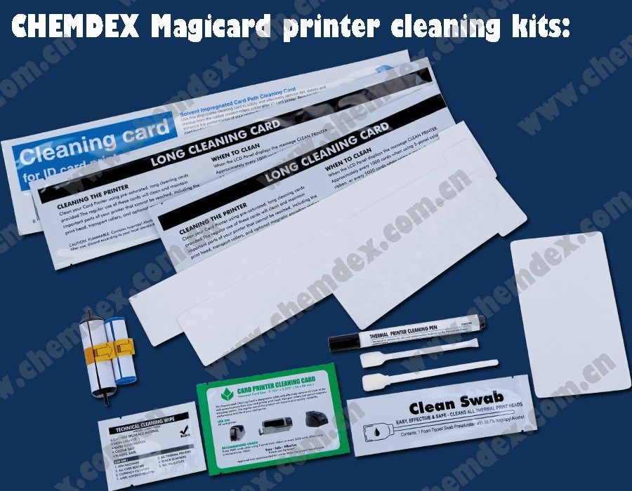 Zebra 105999-311 cleaning card/Zebra ZC serise cleaning card for ZC100/ZC300/ZC350 printers/