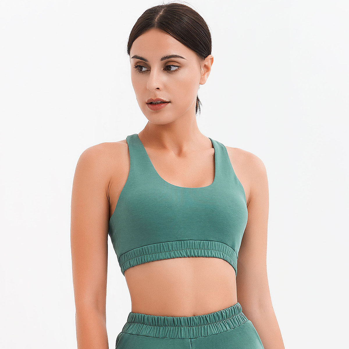 Oem Factory Manufacturer Custom Logo Exercise Bra Athletic Essentials Sports Bra