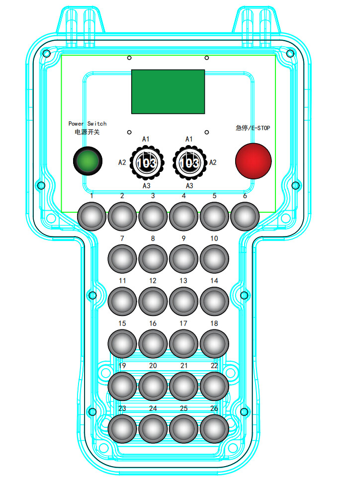 Wireless Remote Control For Welding Robot Industry