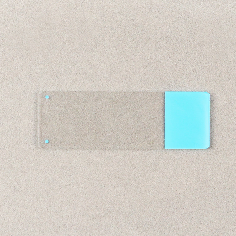Blue 45 Corner Beveled Edges Microscope Slides Cover Slips