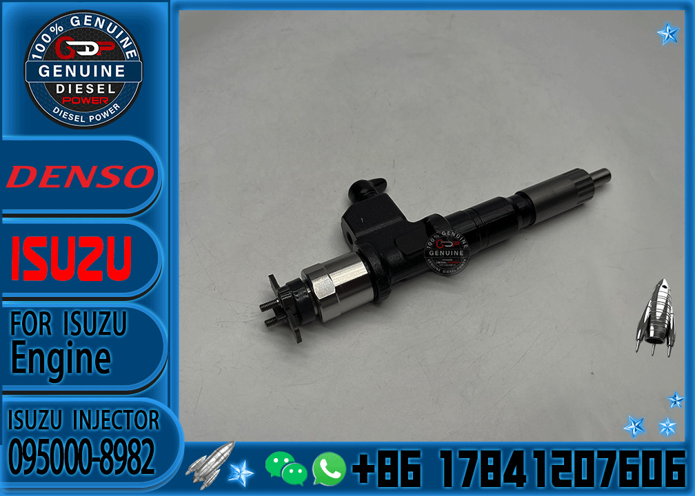 Common Rail Injector 095000-8980 095000-8981 095000-8982 8-98167556-2 For ISUZU 6WG1 Engine For Denso