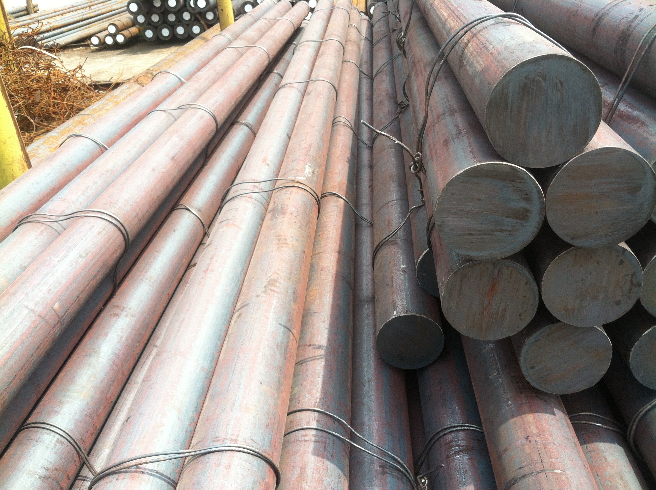 40Cr / 5140 / SCr440 / 41Cr4 forged steel round rod , hot rolled steel bars stock