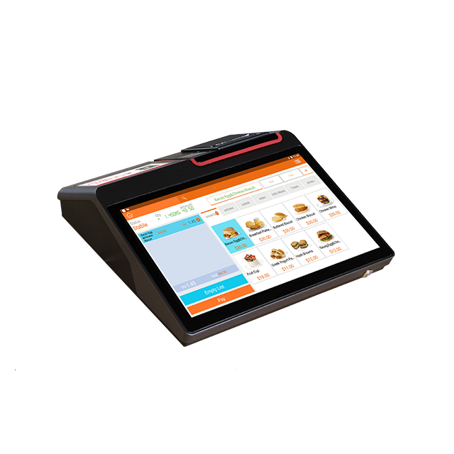 12.5 Inch HD 1080P IPS Screen POS System with Built-In Thermal Printer and Wifi BT Support