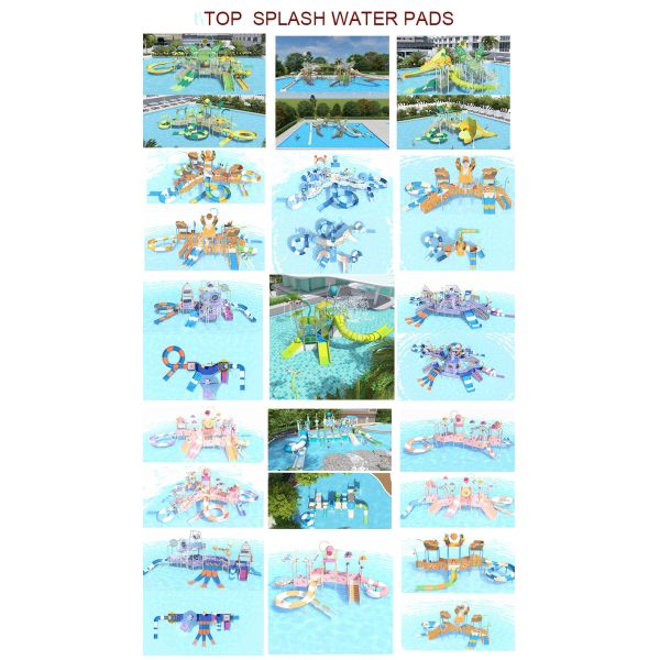 Fiberglass Water Park Magic Carpet Slide Commercial Aqua Drop Water Slide Custom