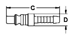 Gas Universal Hose Connection Pneumatic Quick Coupling