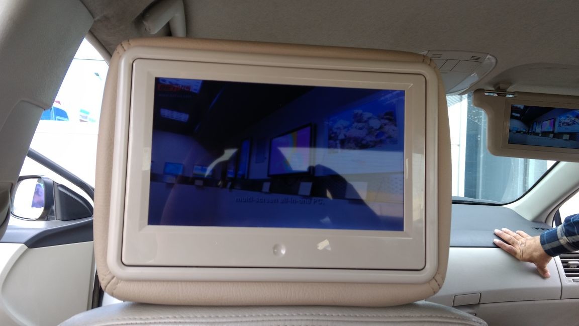 7 Inch Inside Taxi LCD Screen Advertising WiFi 4G Storage 16GB