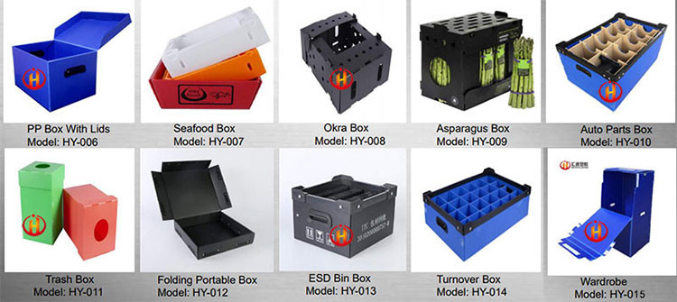 Stackable Picking Bins Folding Corrugated Plastic Box