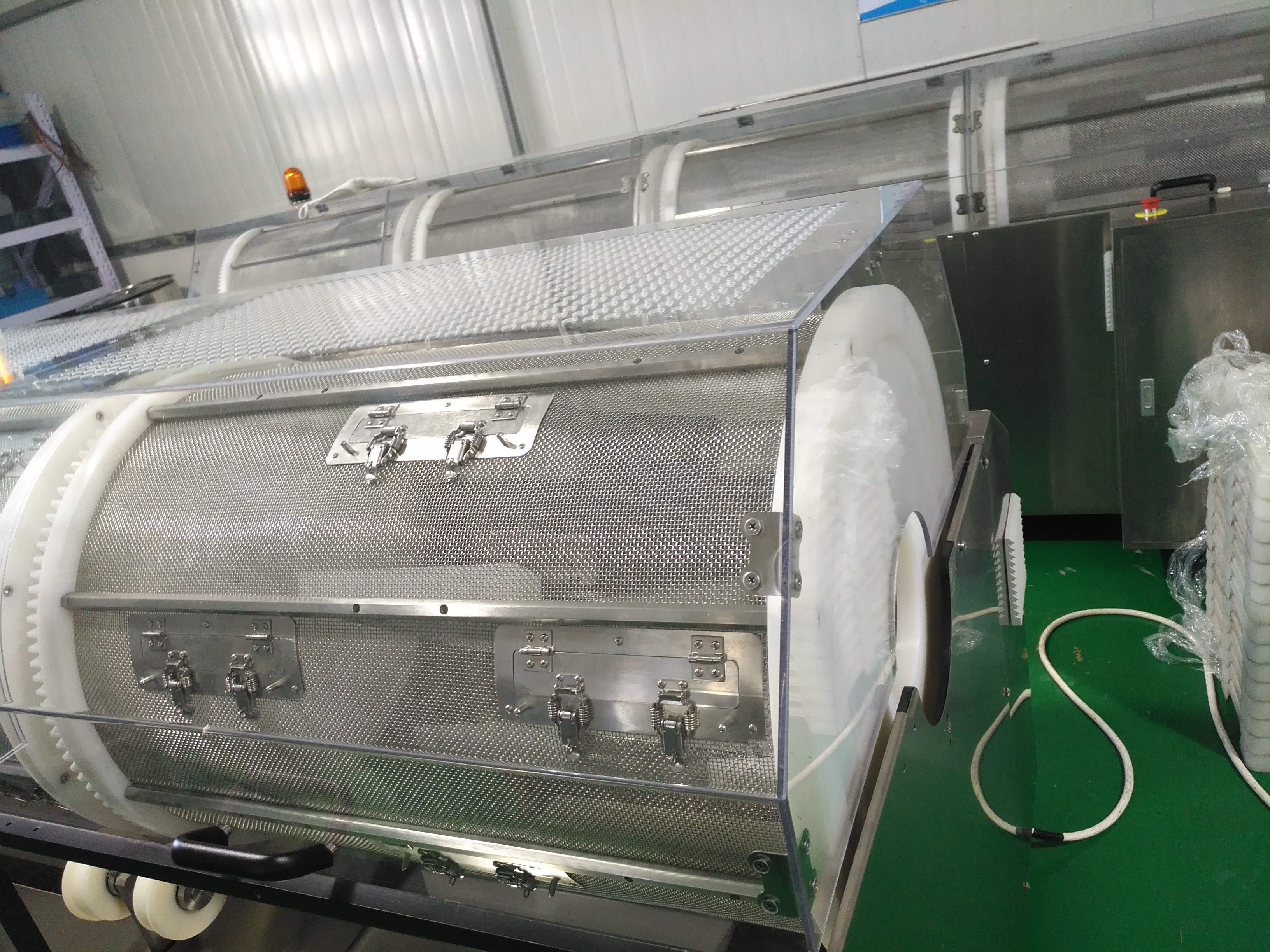 0.2kw Inline Encapsulation Tumbler Dryer For Softgel Capsule And Paintball