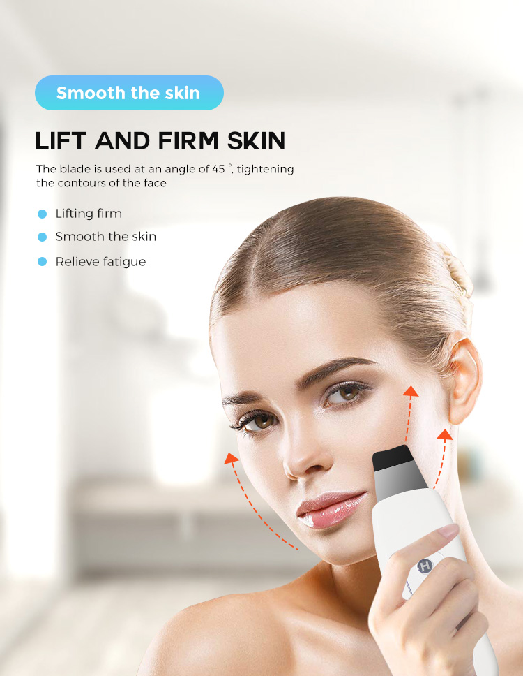 28KHz 800mAh Deep Cleansing Ultrasonic Face Cleaner Facial Skin Scrubber