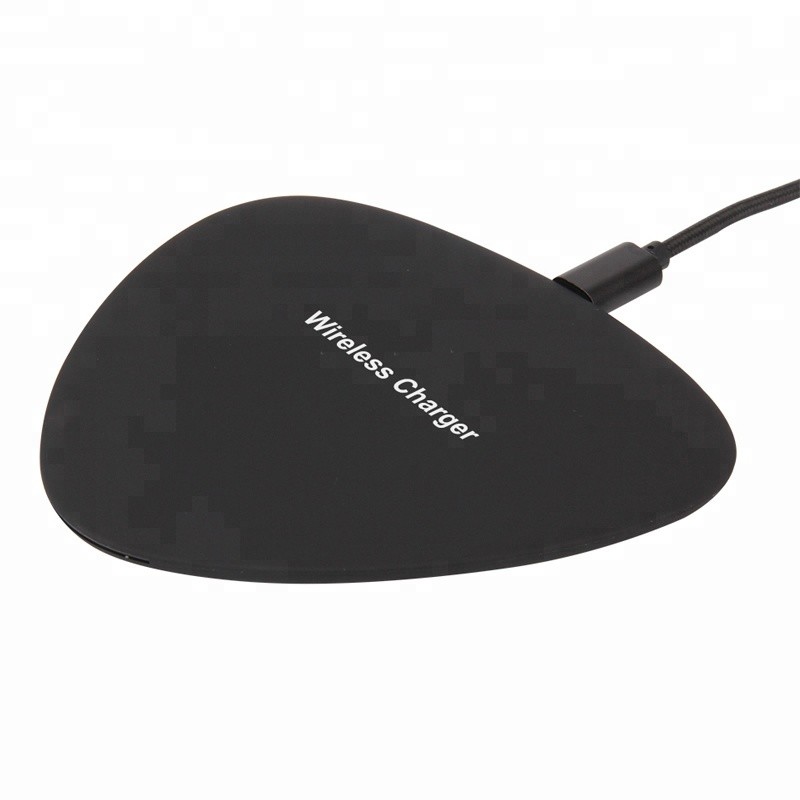 Black Ultra Slim QI Standard Wireless Charging Pad 10w