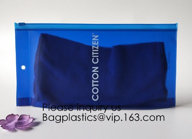 Stand Up Pouch Bag Type And Screen Printing Surface Handling EVA Zip Lock Bag,Underwear Zip lockk EVA Underwear Packaging