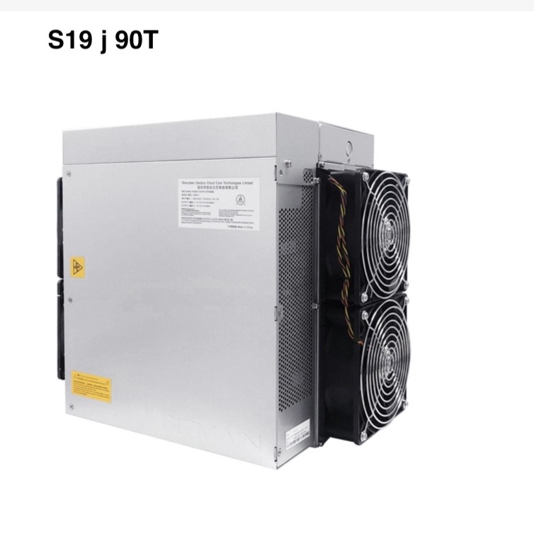 Bitcoin 90TH/S 3100W Bitmain Antminer S19j Miner SHA256 Algorithm