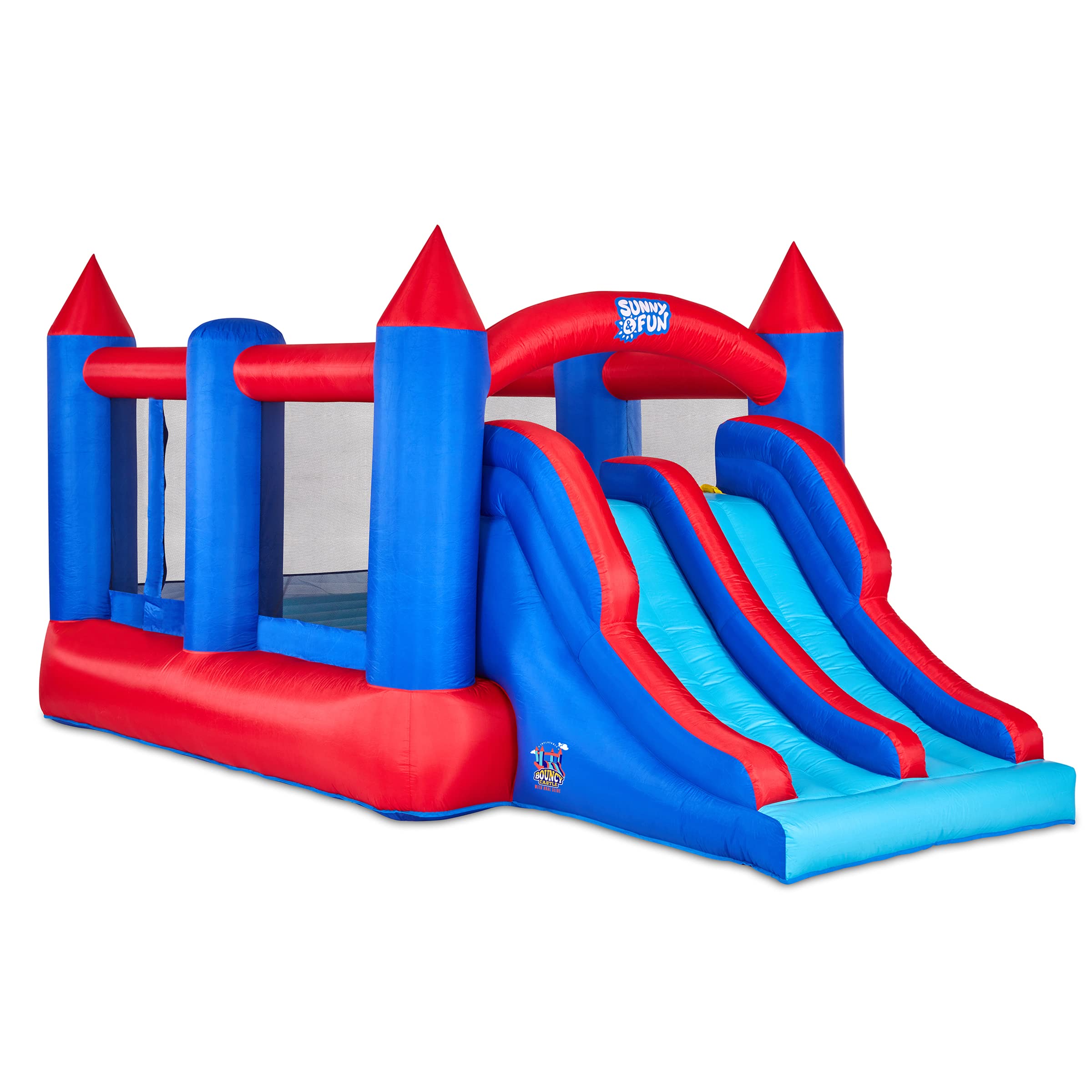 Custom Jumping Bounce House Inflatable White Bouncy Castle For Kids