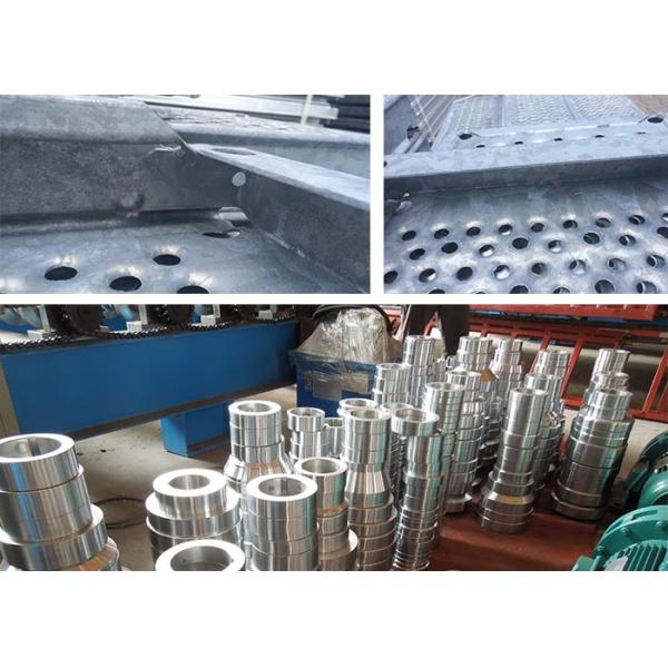 Galvanized Coil Foot Rest Floor Deck Roll Forming Machine Thickness 0.8 - 1.2 mm