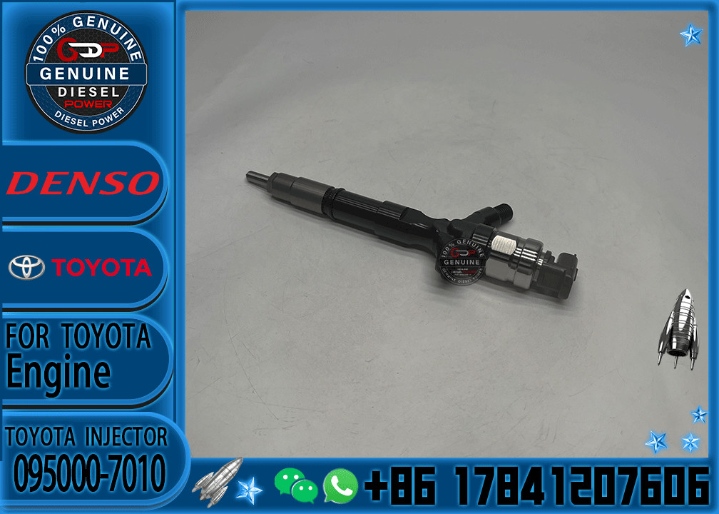 D-ENSO 095000-7010 23670-39165 original new Diesel Fuel Injector 095000-7010 For T-oyota Truck 2KD Engine