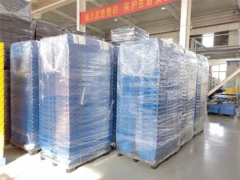 Customized Logo PP Solid Box Shipping Stackable Nestable Plastic Container for Storage