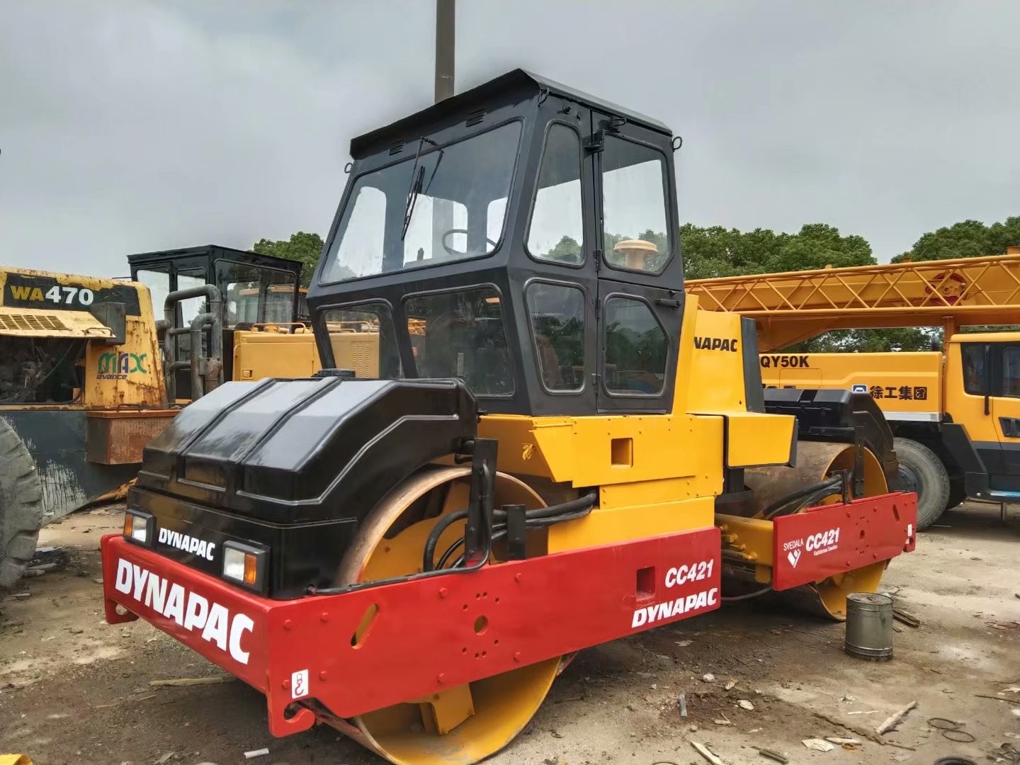 Used Dynapac CC421 Douable Drum Road Roller Made in Sweden/Used Douable Drum Road Roller In Good Condition