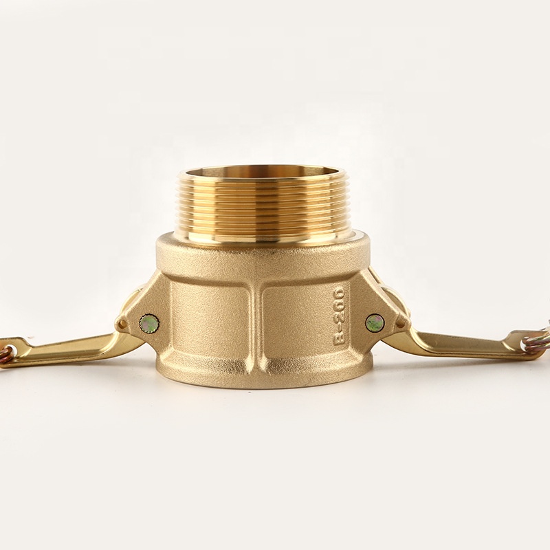1/2"-8" Round Head Brass Camlock Coupling Quick Couplings Type B for Food and Beverage Industry
