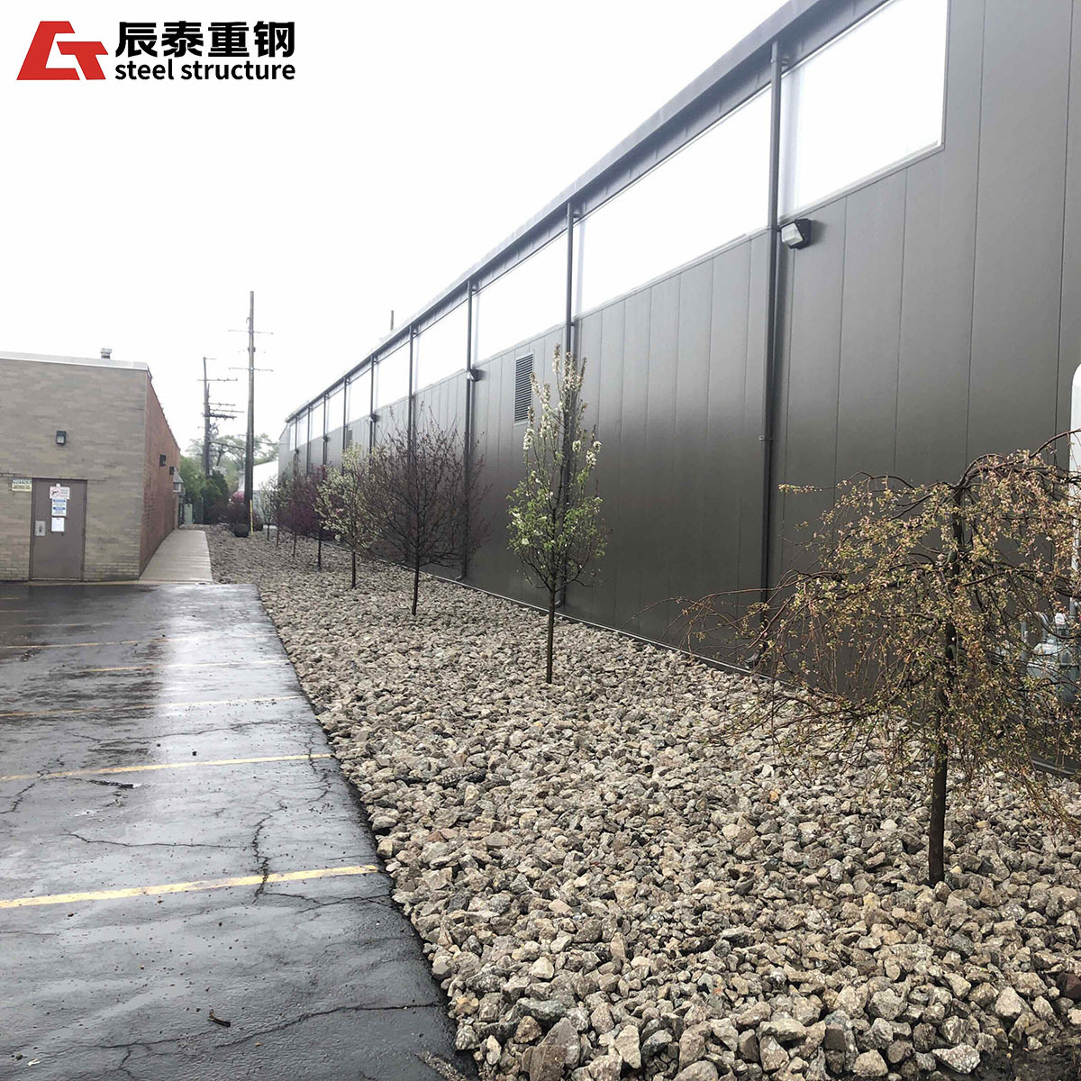 Professional Designed Steel Structure Building Portal Crane Workshop