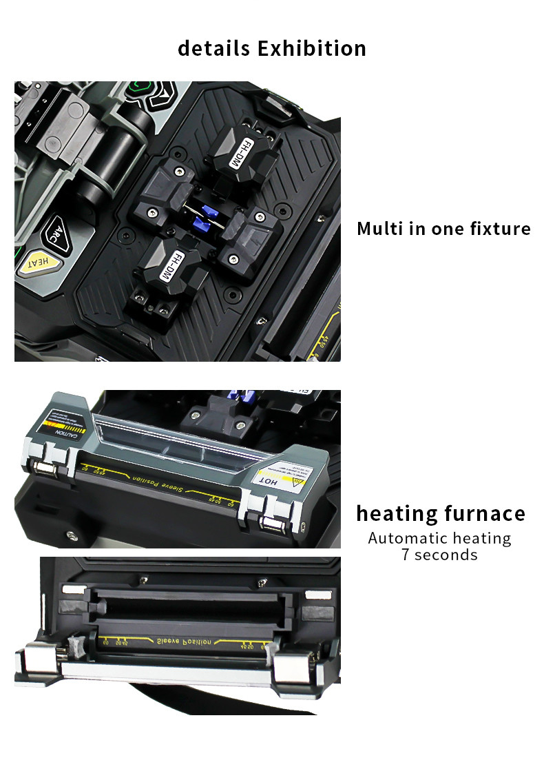Ceyear 6481A9 Optical Fiber Fusion Splicer 6 Mortor Fiber Cable Joint Machine