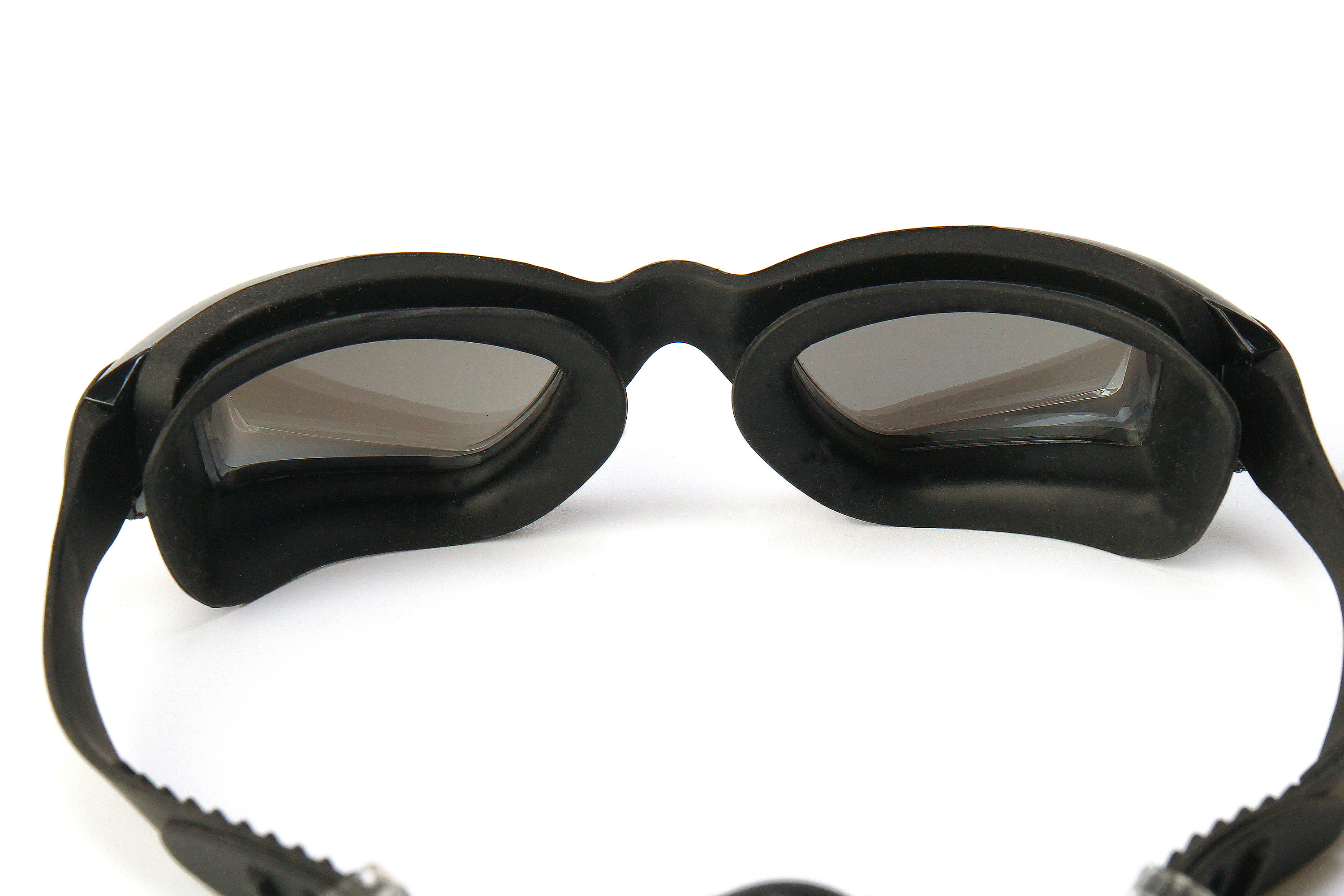 Summer Swimming Goggles Professional Anti-fog Swimming Goggles Men & Women Big Box Electroplating + Swimming Cap SilverI