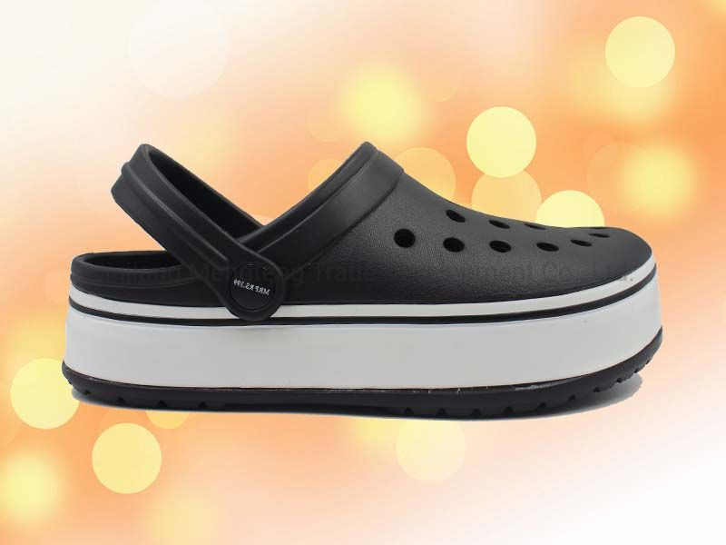 Outdoor Beach Slippers EVA Garden Shoes for Summer Lady Height Lncreasing Slippers