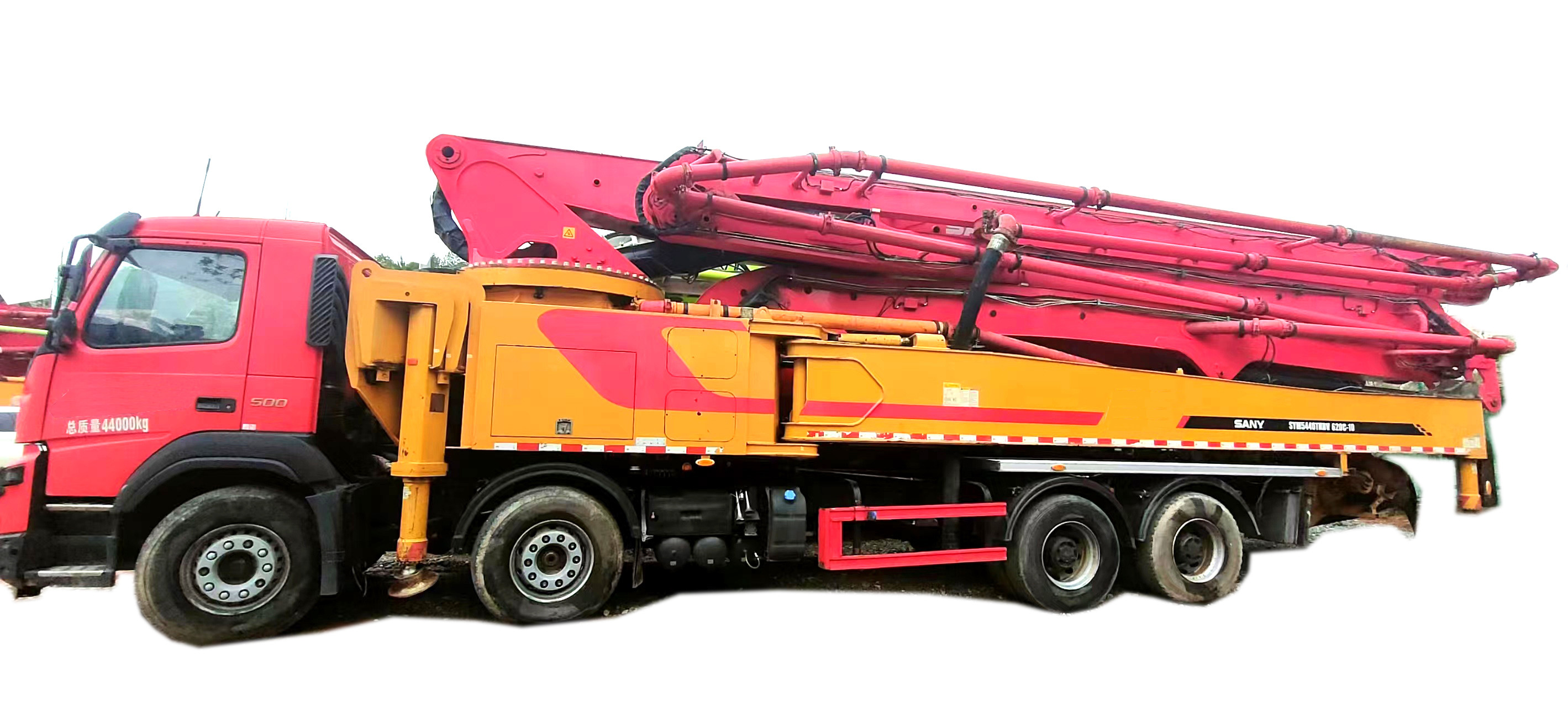 Second Hand Used Concrete Pump Truck Refurbished Boom Pump Truck