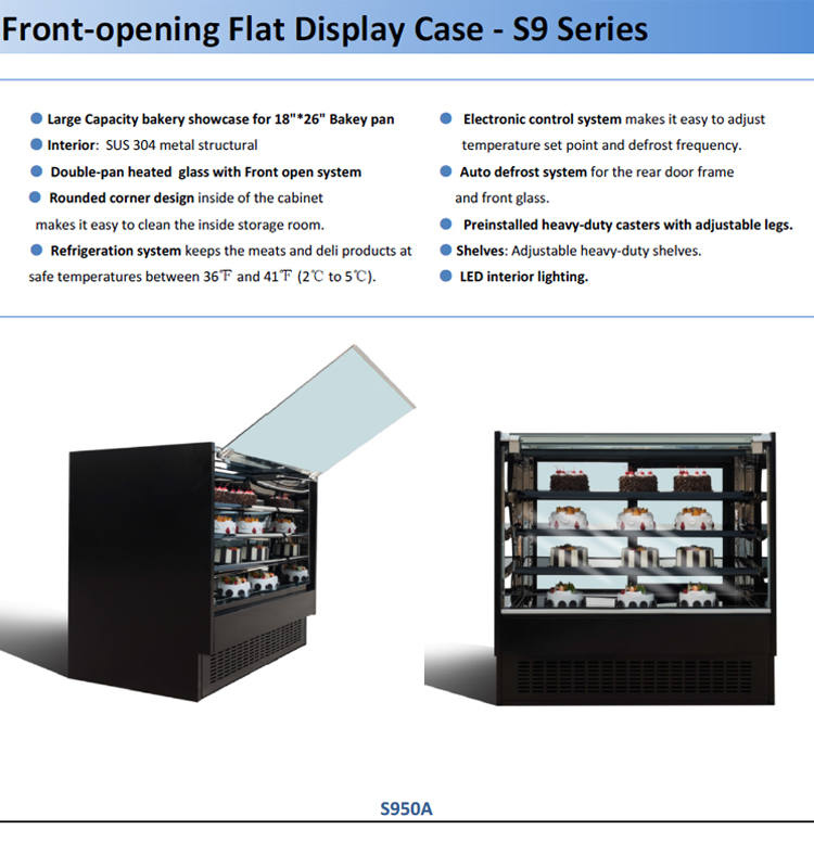 Commercial Refrigerated Ice Cream Display Fridge Freezer 1000L