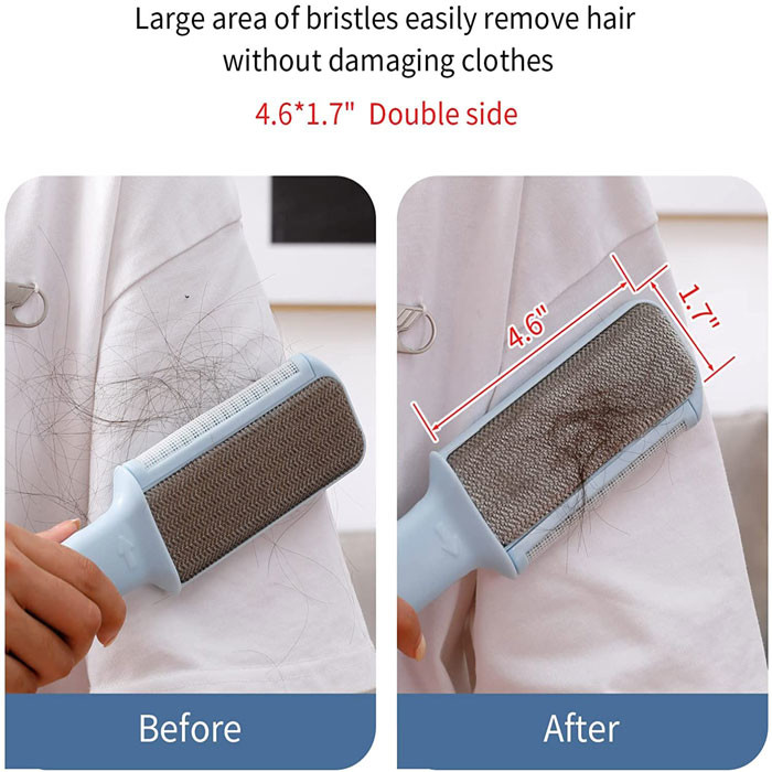Self Cleaning Plastic Dog Pet Lint Hair Remover Roller For Bed Clothes