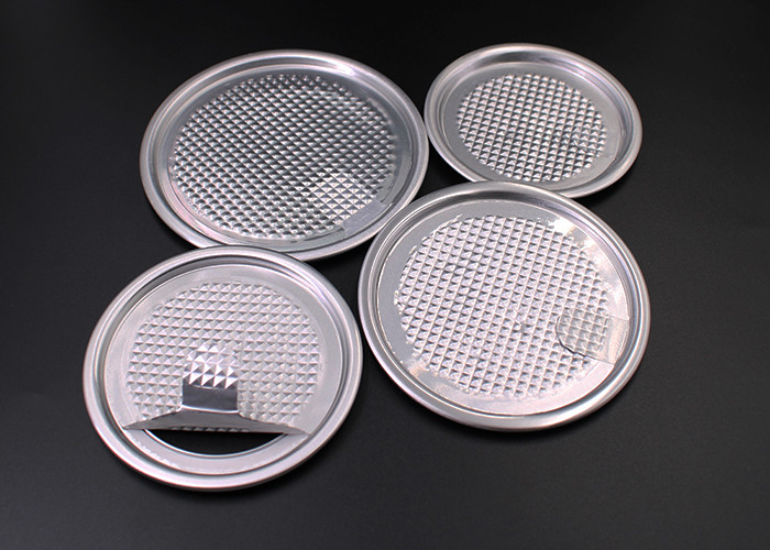 0.6mm Peel Off Aluminum Foil Seal Cap Liners For Can Tin Customized