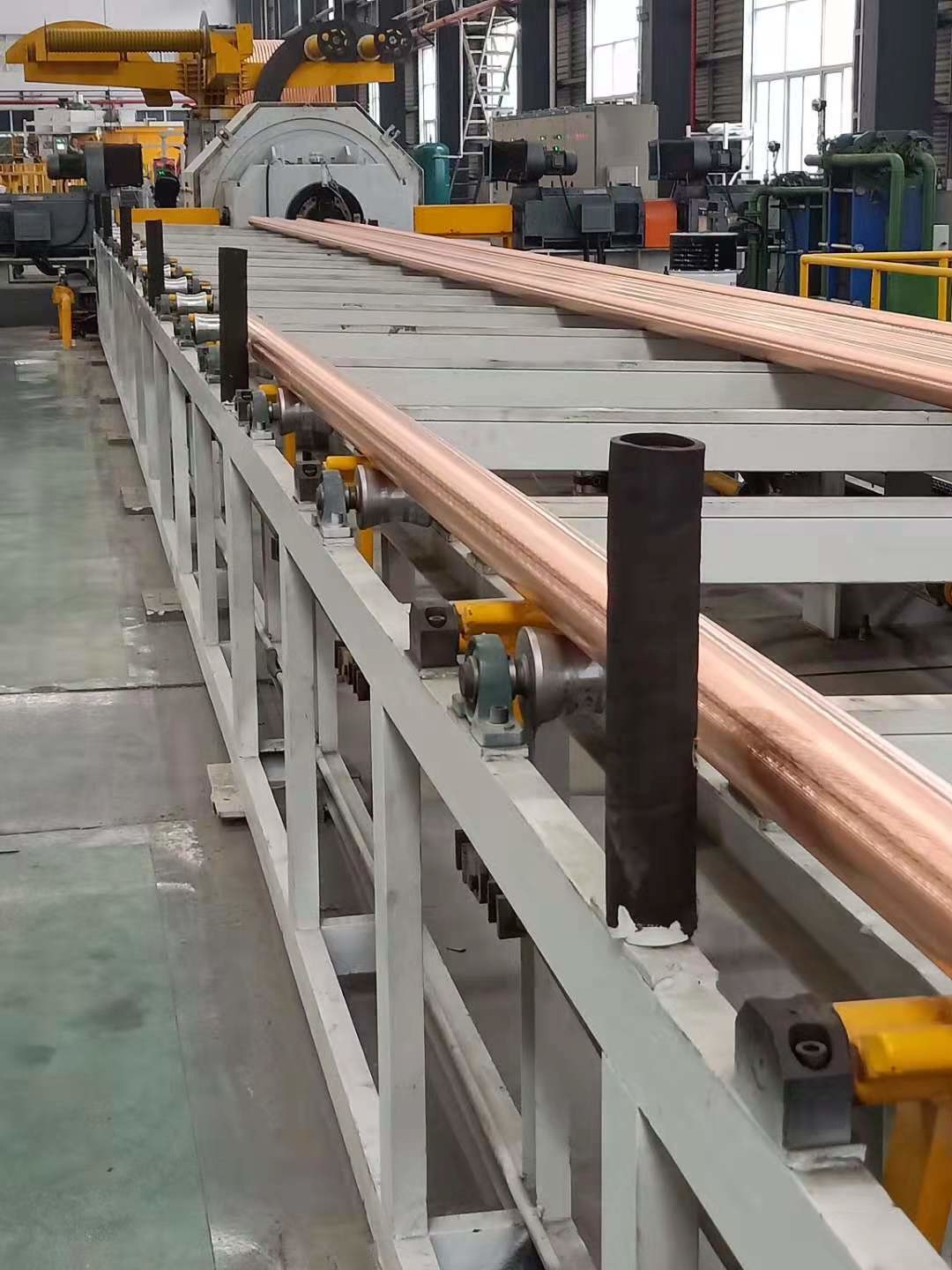 LWC Level Wound Copper Tube , EN12735 Refrigerator Copper Coil