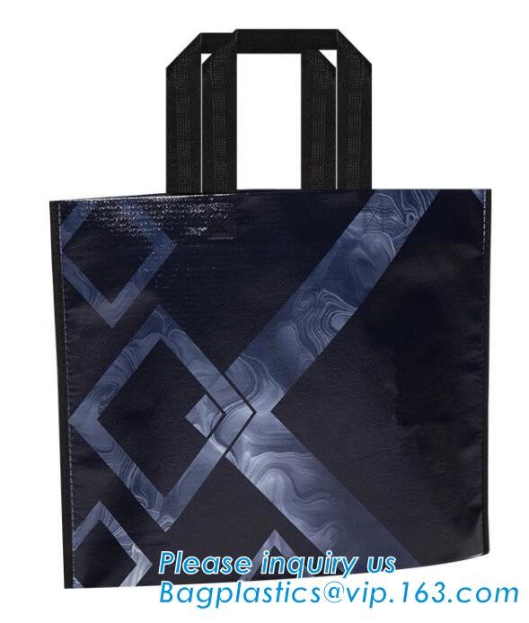 non-woven promotional shopping bag ultrasonic non woven bag, Custom printed tote non woven bag shopping shoulder bag pri